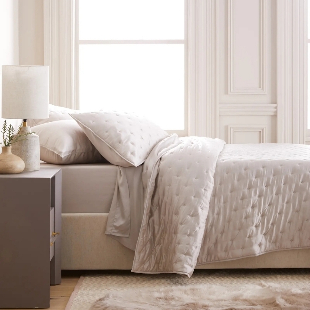 Quince Cal King Bamboo Dream Quilt NWT